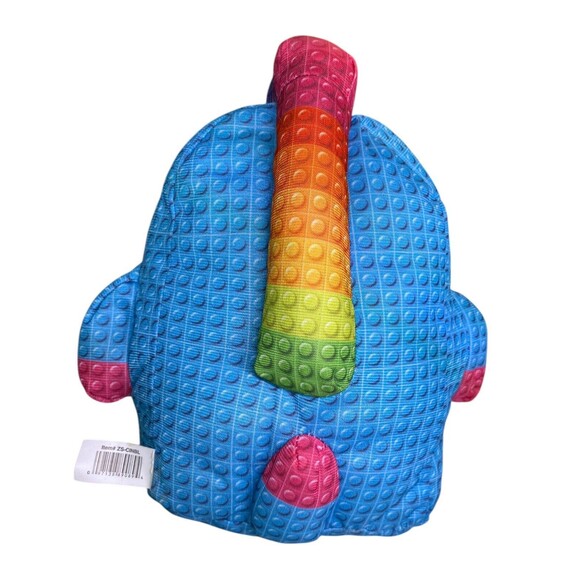 Nanco Plush Unicorn Plush Building Blocks Pattern Stuffed Animal 10” - Picture 4 of 11